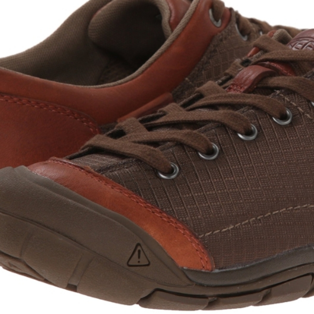 KEEN Men's CNX II Lace Mesh Hiking Shoe, Size 11, Brown And Orange, Camping